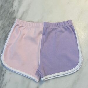 TBBC girls 3T Cheryl shorts - Two-Tone Pink and Purple Shorts